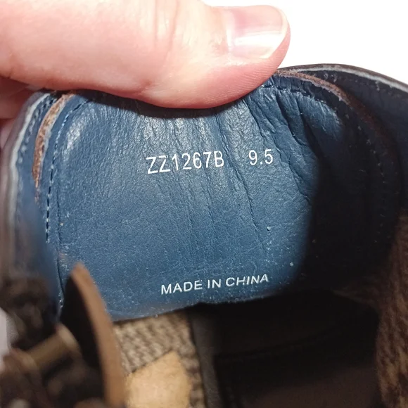 Zanzara Whisky Brown Leather Lug Sole Boot Size 9.5 Zanzara Whisky Brown Leather Lug Sole Boot Size 9.5 - www  main image 4
